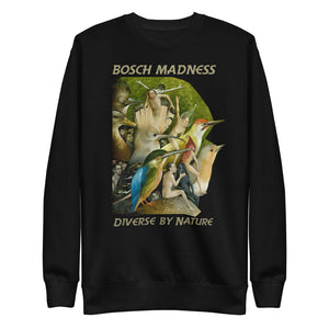 Unisex Birds & Lovers Garden of Earthly Delights Fleece Pullover